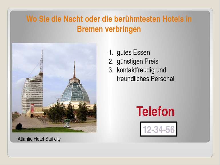 Wo Sie die Nacht oder die berühmtesten Hotels in Bremen verbringen Atlantic H...