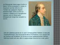 Auf Weisung des Vaters begann Goethe im Herbst 1765 ein Jurastudium in Leipzi...