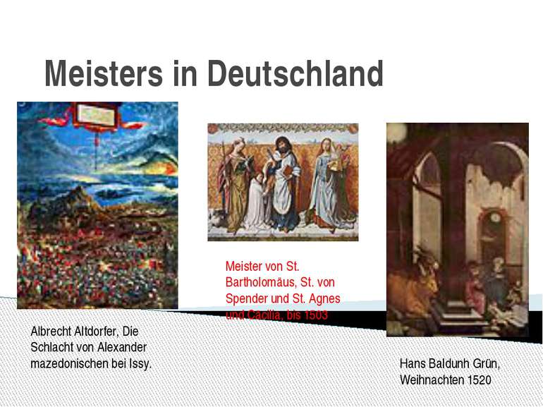Meisters in Deutschland Albrecht Altdorfer, Die Schlacht von Alexander mazedo...