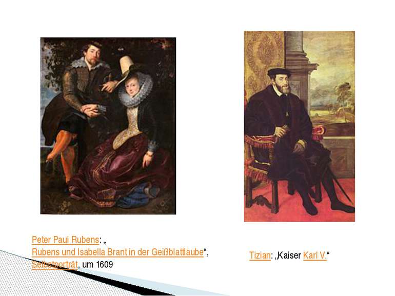 Peter Paul Rubens: „Rubens und Isabella Brant in der Geißblattlaube“, Selbstp...