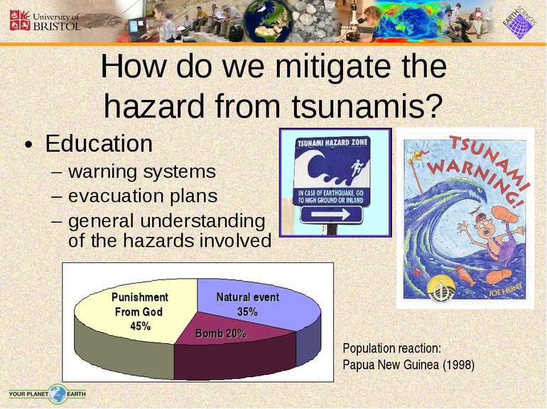 Education warning systems evacuation plans general understanding of the hazar...