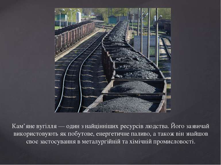 Кам’яне вугілля — один з найцінніших ресурсів людства. Його зазвичай використ...