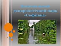 "Національний дендрологічний парк «Софіївка»"