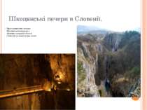 Шкоцянські печери в Словенії. Приголомшливі печери Шкоцян розташовані в півде...