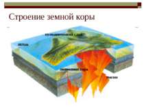 Строение земной коры магма подводная гора вулканический слой океан