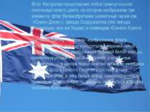 Флаг Австралии представляет собой прямоугольное полотнище синего цвета, на ко...