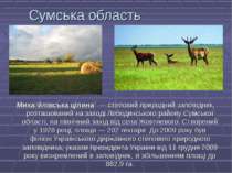Сумська область Миха йлівська цілина  — степовий природний заповідник, розташ...