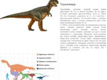 Тираноящер. Тираноящер, можливо, відомий краще інших динозаврів. До того ж ці...