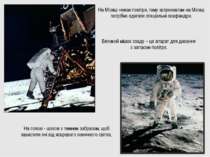 На Місяці немає повітря, тому астронавтам на Місяці потрібно одягати спеціаль...