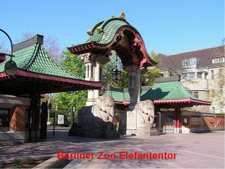 Berliner Zoo Elefantentor