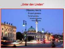 „Unter den Linden“