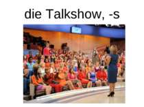 die Talkshow, -s