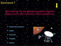 Космічний корабель Комета Супутник Астероїд Планета Мале небесне тіло, яке об...