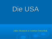 Die USA Julia Skopjiuk & Ivanka Davydiuk