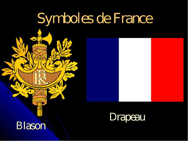 Symboles de France Blason Drapeau