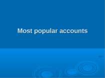 Most popular accounts