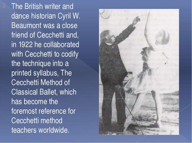The British writer and dance historian Cyril W. Beaumont was a close friend o...