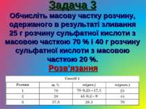 Задача 3 Обчисліть масову частку розчину, одержаного в результаті зливання 25...