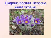 Охорона рослин (охорона природи). Червона книга України