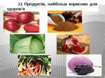 11 Продуктів, найбільш корисних для здоров’я