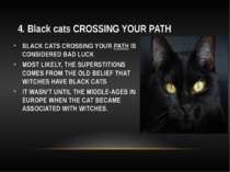 4. Black cats CROSSING YOUR PATH BLACK CATS CROSSING YOUR PATH IS CONSIDERED ...