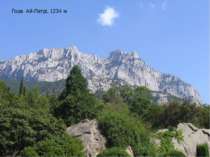 Гора Ай-Петрі, 1234 м