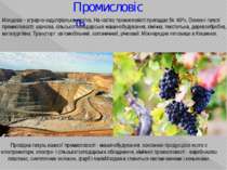 Промисловість Молдова – аграрно-індустріальна країна. На частку промисловісті...