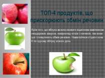 ТОП-4 продуктів, що прискорюють обмін речовин Крім того, що яблука можна назв...