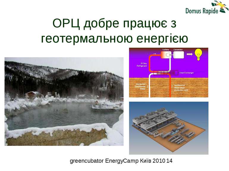 ОРЦ добре працює з геотермальною енергією greencubator EnergyCamp Київ 2010