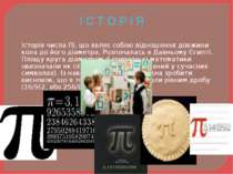 Історія числа Пі, що являє собою відношення довжини кола до його діаметра, Ро...