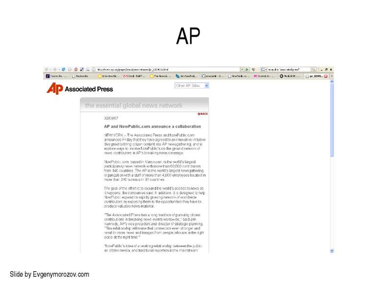 AP Slide by Evgenymorozov.com