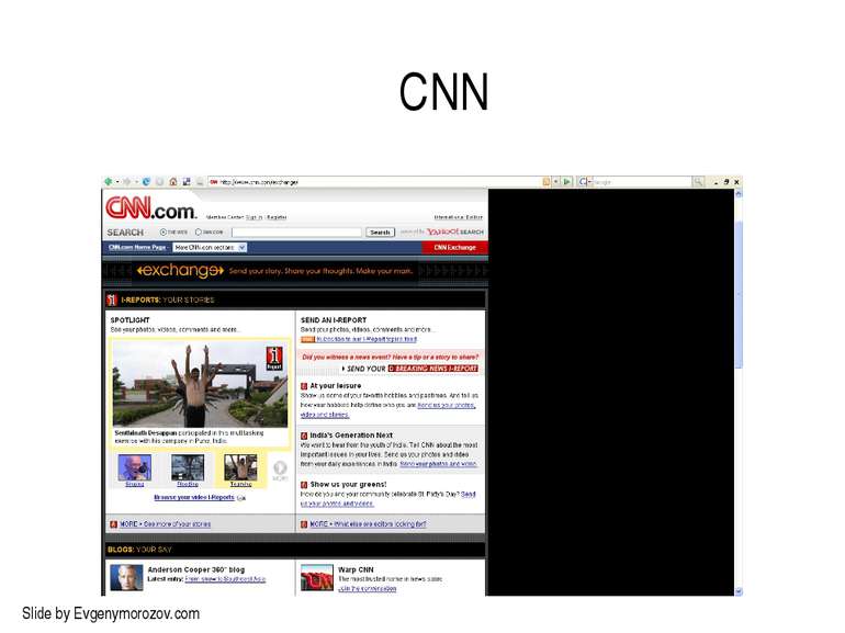 CNN Slide by Evgenymorozov.com