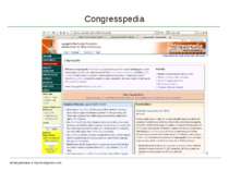 Congresspedia Інтегрувалась в Opencongress.com