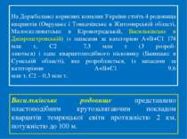 На Держбалансі корисних копалин України стоїть 4 родовища кварцитів (Овруцьке...