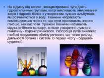 На відміну від кислот, концентровані луги діють гідроксильними групами, котрі...