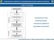 ОПИС РОЗРОБКИ Функціональна схема дворівневої моделі планування й управління ...