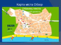 Карта міста Обзор