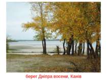 берег Дніпра восени, Канів