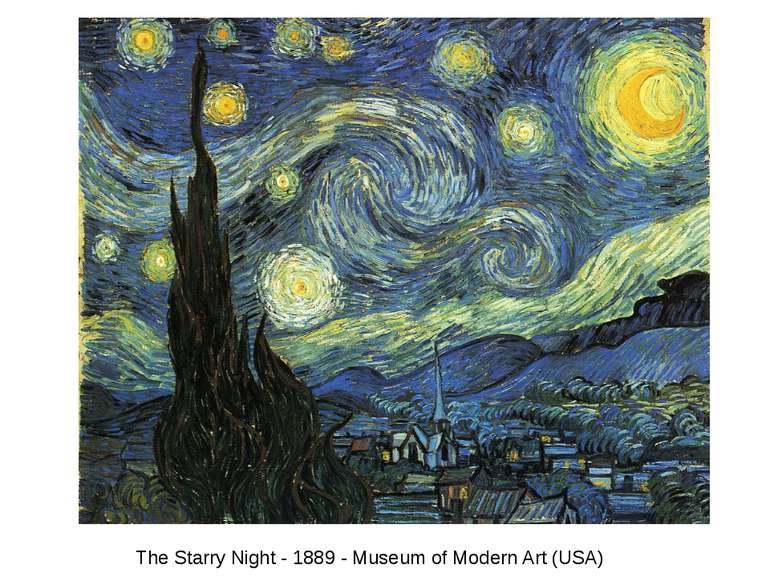 The Starry Night - 1889 - Museum of Modern Art (USA)