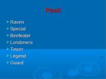 Read Raven Special Beefeater Londoners Tower Legend Guard