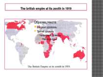 The british empire at its zenith in 1919
