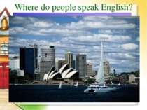 Where do people speak English?