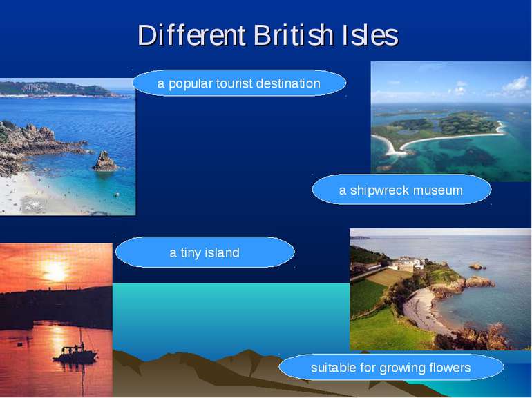 Different British Isles a popular tourist destination suitable for growing fl...