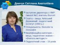 Демчук Світлана Анатоліївна