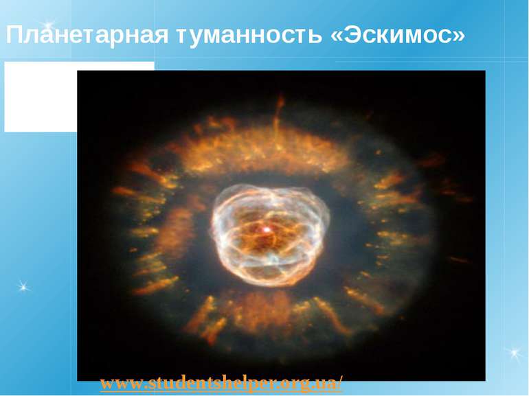 Планетарная туманность «Эскимос» www.studentshelper.org.ua/