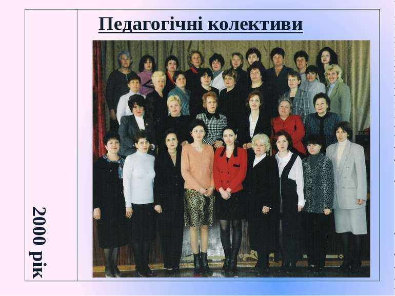 Педагогічні колективи 2000 рік    