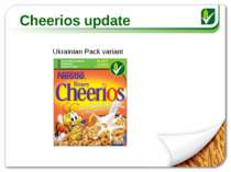 Cheerios update Ukrainian Pack variant
