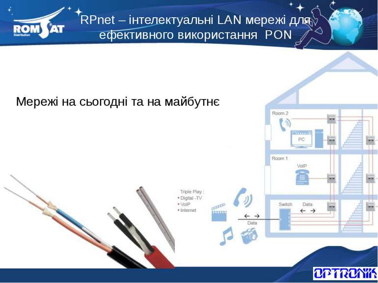 RPnet – інтелектуальні LAN мережі для ефективного використання PON Вэб: www.r...
