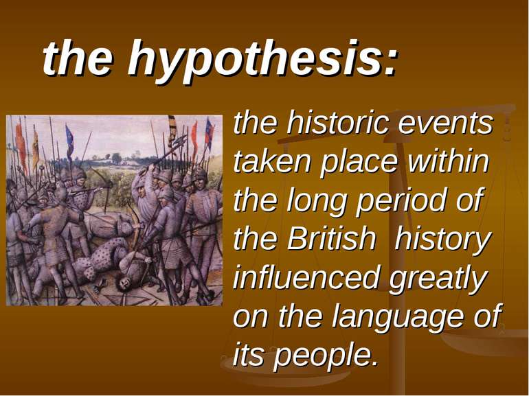 the historic events taken place within the long period of the British history...