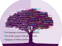 the language of informative technologies the mother tongue of the global medi...